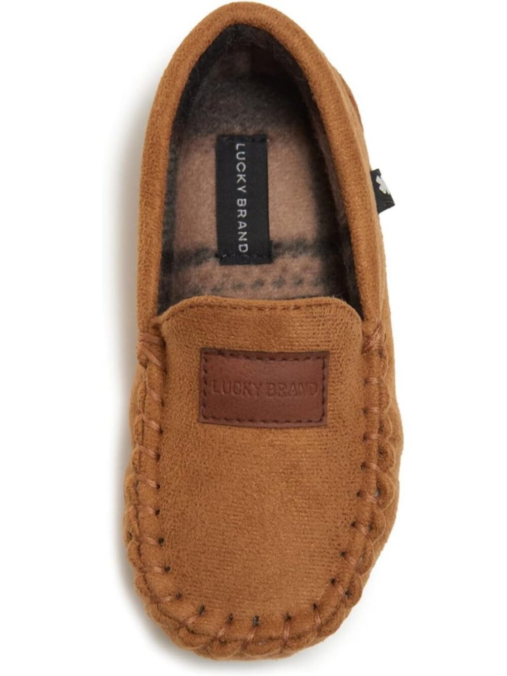 Cozy Micro-Suede Moccasin Loafer Slippers for Boys - Comfortable Indoor Footwear